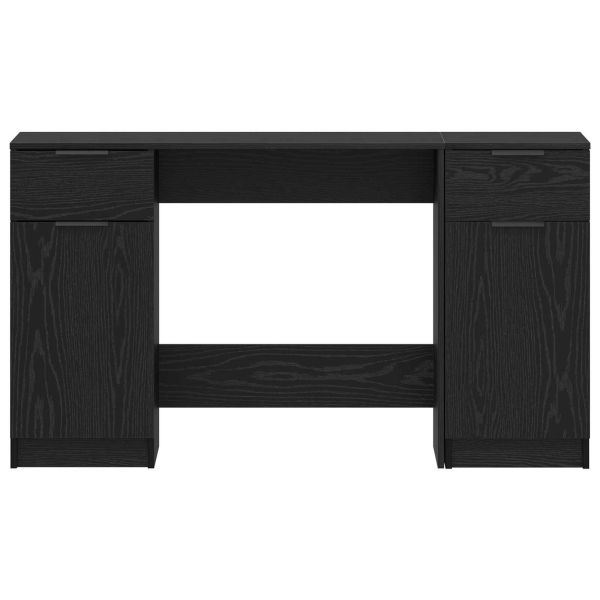 Бюро с чекмедже Черния дъб 133 x 50 x 75 см Инженерно дърво