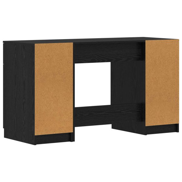 Бюро с чекмедже Черния дъб 133 x 50 x 75 см Инженерно дърво