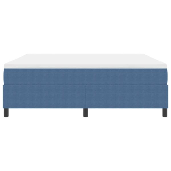 Легло с пружинирана основа Синьо и бяло 180 x 200 cm
