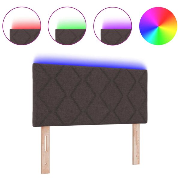 Облегалка за глава с таблото Регулирума Кафяво 100 cm текстил