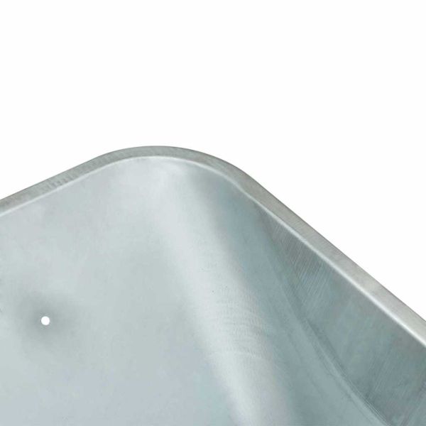 Подмяна на чиния за количка Сребрист 88 x 60 x 32 см Стомана