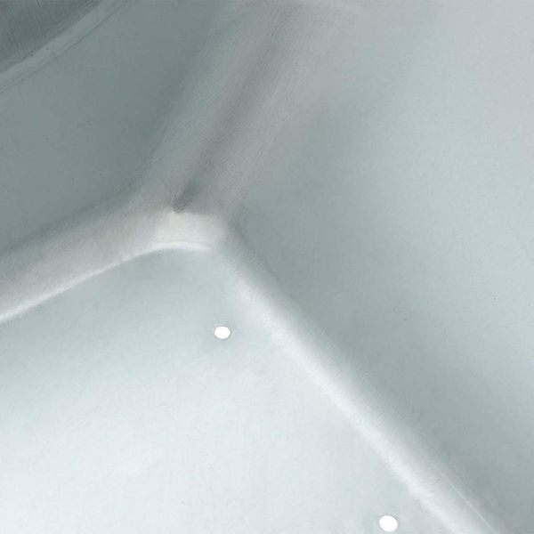 Подмяна на чиния за количка Сребрист 88 x 60 x 32 см Стомана