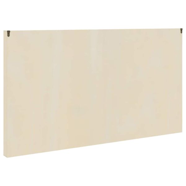 Стена дисплей кутия с рафт Бежово 98 x 4,5 x 55 см Инженерно дърво