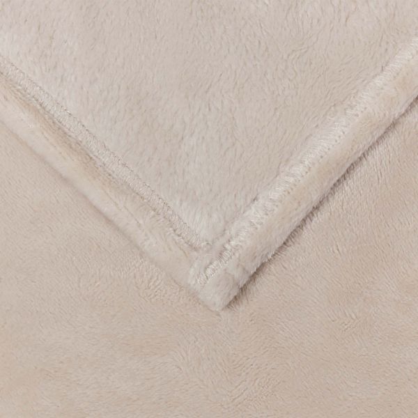 Одеала за хвърляне 6 pcs Бежово 130 x 150 cm Мека вълна