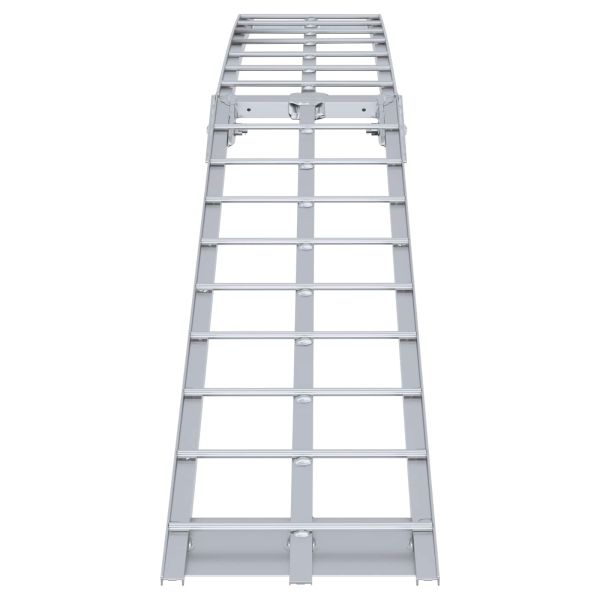 Рампа за мотоциклети Сребрист 180 x 28 x 5 см Алуминий