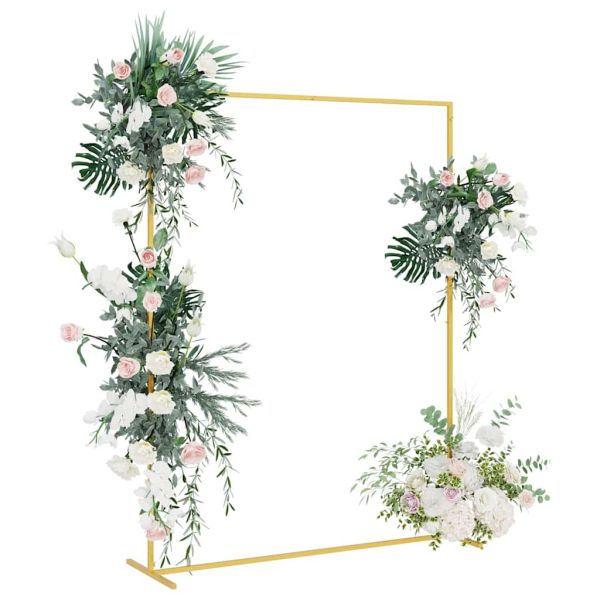 Сватбена арка Златист 150 x 49,5 x 200 см Стомана