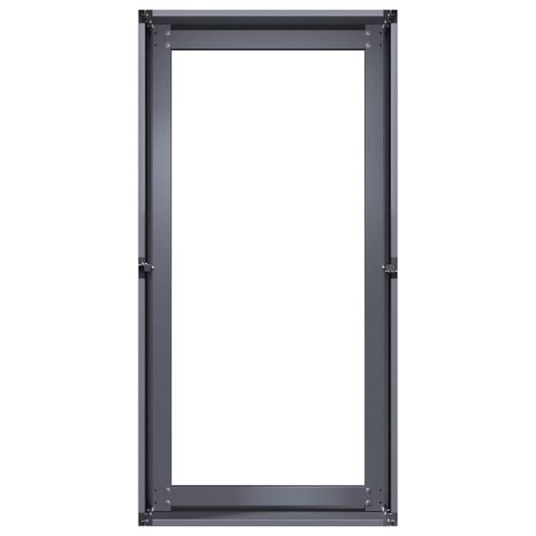 Кашпа, антрацит, 40x80x40 см, студеновалцувана стомана