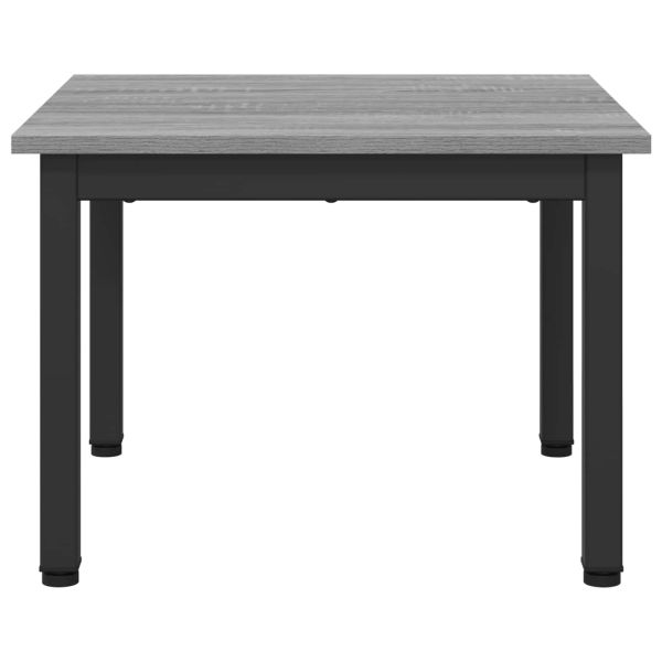 Масичка за кафе Сив Сонома 50 x 50 x 36 см Инженерно дърво