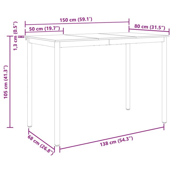 Трапезни маси Инженерно дърво