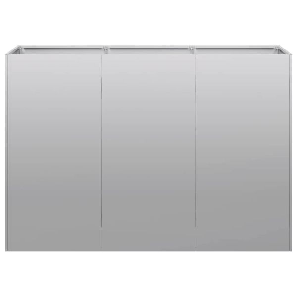 Кашпа, 120x40x80 см, поцинкована стомана