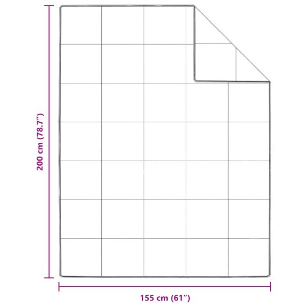 Летен юрган с възглавница 2 pcs Бяло Пухени пера