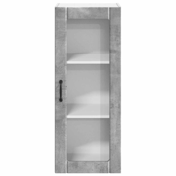 Кухненски шкаф Циментено сиво 40 x 31 x 100 см Инженерно дърво