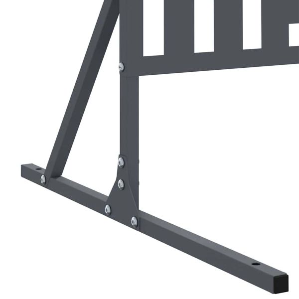 Екран за уединение Антрацит 100 x 50 x 180 см Стомана