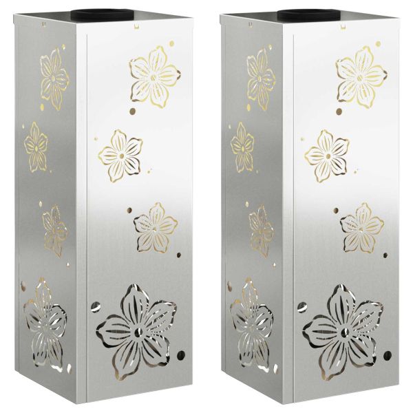 Соларна LED светлина за пътека 2 pcs Ръждясало Галванизирана