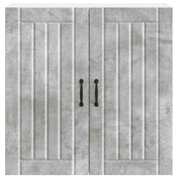 Кухненски шкаф Циментено сиво 80 x 31 x 80 см Инженерно дърво