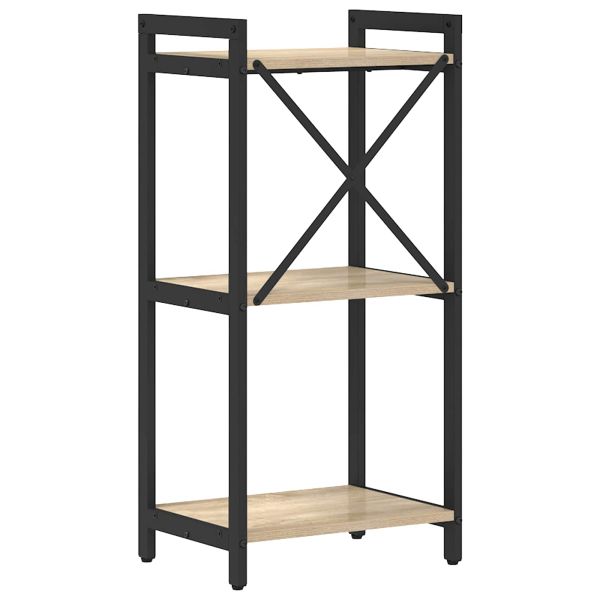 Рафт за книги Сонома дъб 40 x 30 x 85 см Инженерно дърво