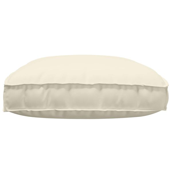 Възглавница Крем 120 x 80 x 12 cm Оксфордска тъкан