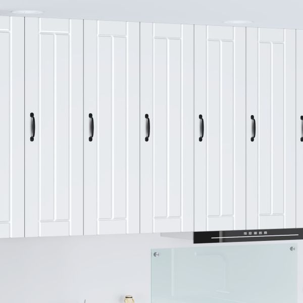 Кухненски шкаф Бяло 30 x 31 x 100 см Инженерно дърво