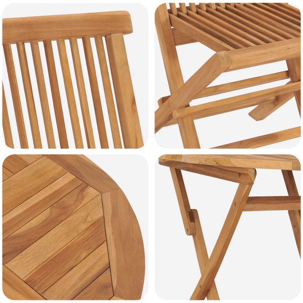 Комплект за хранене в градината 3 pcs Кафяво