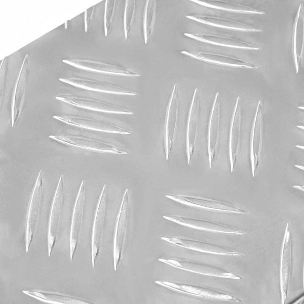 Стъпало Правоъгълна 10 pcs Сребрист 60 x 18 см Алуминий