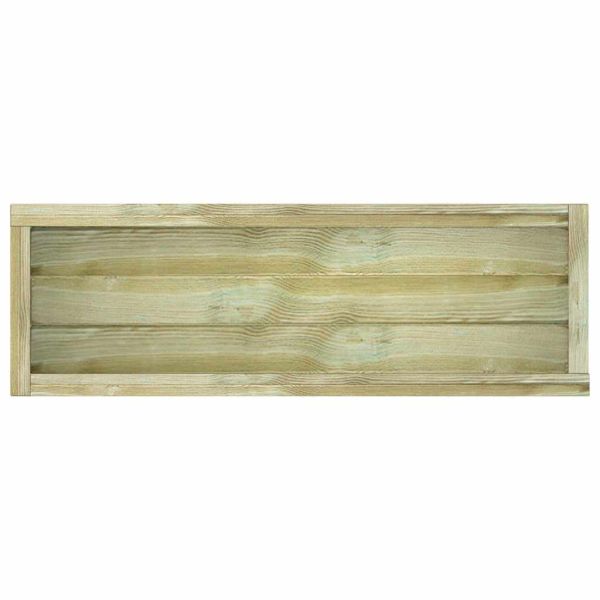 Повдигната леха, 120x40x30 см, дървена, правоъгълна