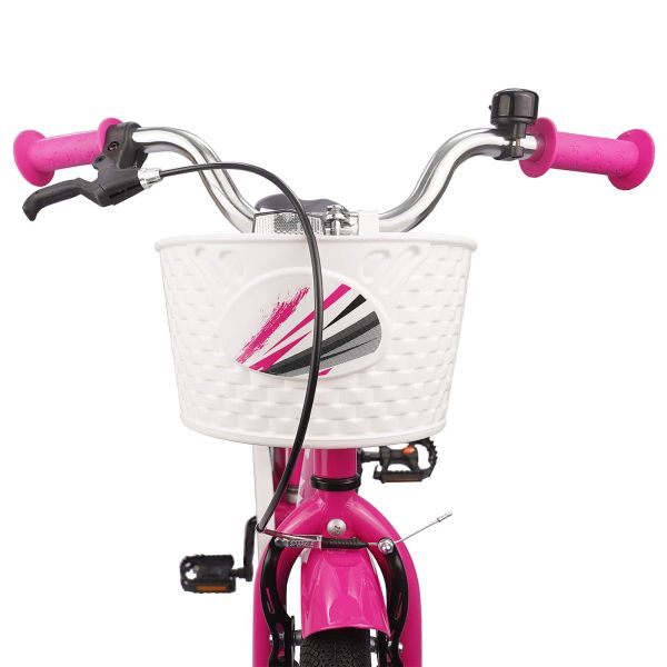 Детски Велосипед 20 инча за 6-11 години Тъмен розов