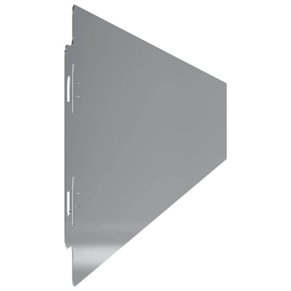 Краища за тревни площи 10 бр. 10x103 cm поцинкована стомана