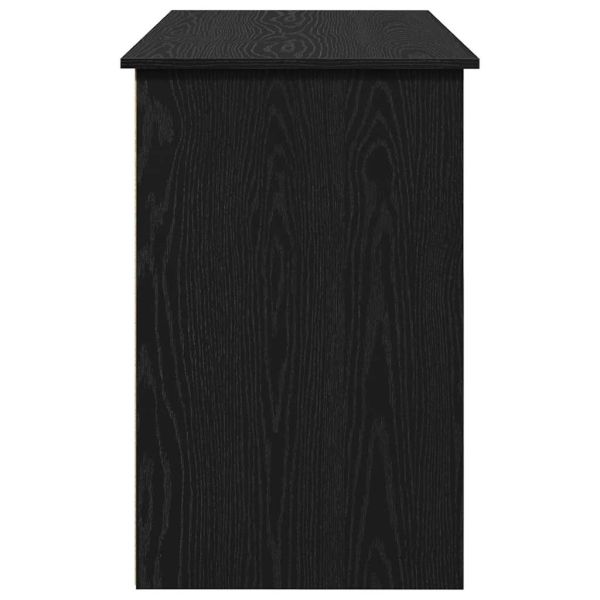 Бюро, черно, 102x50x75 см, инженерно дърво