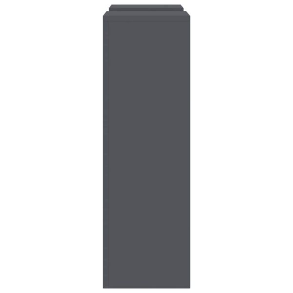 Стойка за растения 2 pcs Антрацит 24 x 24 x 75 см Стомана