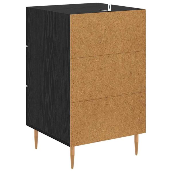 Нощен шкаф с чекмедже Черния дъб 40 x 40 x 66 см Инженерно дърво