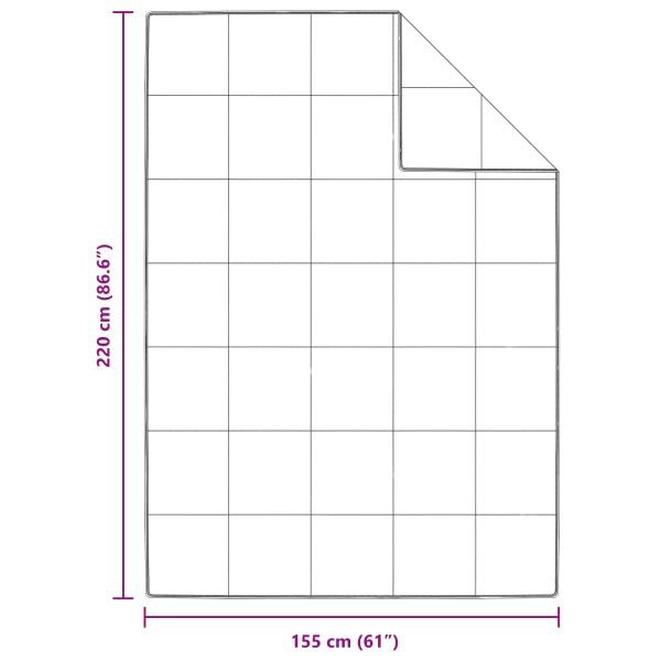 Летен юрган с възглавница 2 pcs Бяло Пухени пера