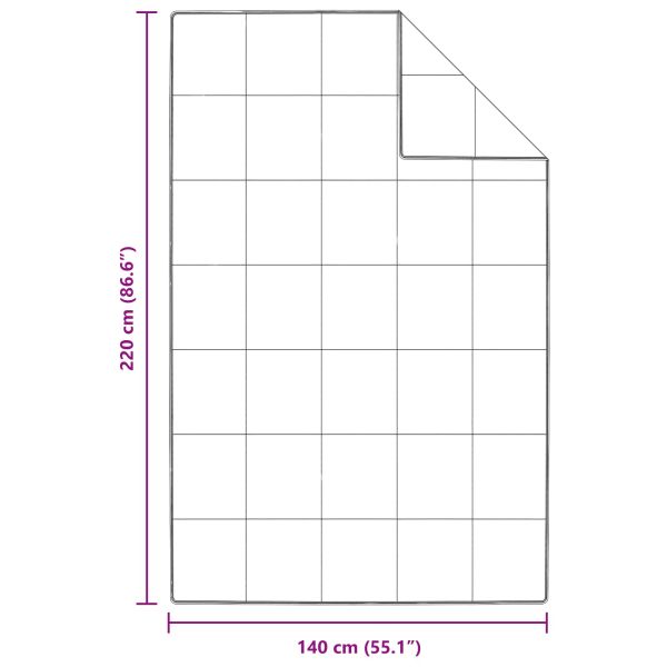 Летен юрган с възглавница 2 pcs Бяло Пухени пера