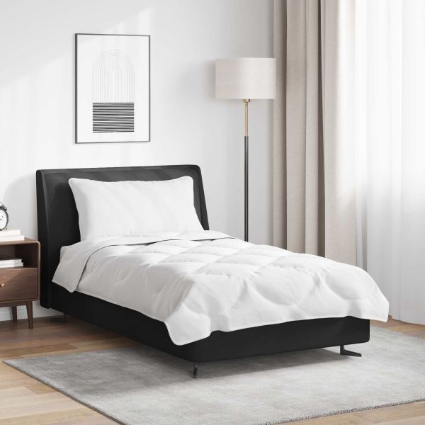 Комплект завивки с възглавница 2 pcs Бяло Микрофибър