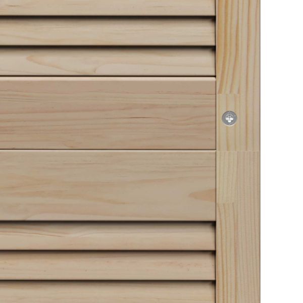 Врата за шкаф с врата 4 pcs Естествен 140.5 x 2 x 59.5 см