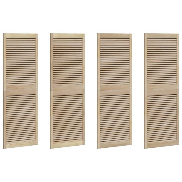 Врата за шкаф с врата 4 pcs Естествен 170 x 2,1 x 59,5 см