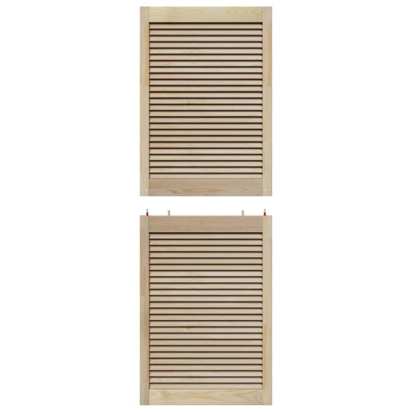 Врата за шкаф с врата 4 pcs Естествен 170 x 2,1 x 59,5 см