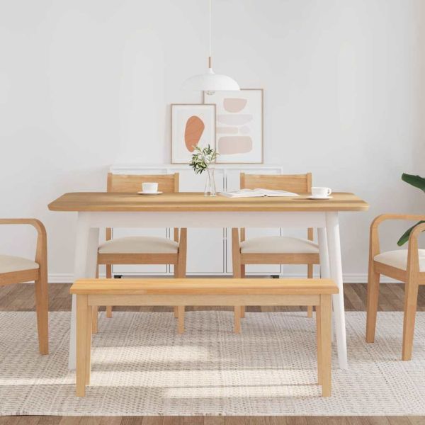 Пейка 110 cm Масивна дървесина Гума