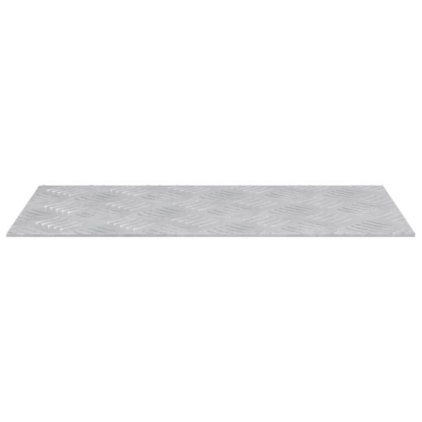 Стъпало Правоъгълна 2 pcs Сребрист 50 x 25 cm Алуминий