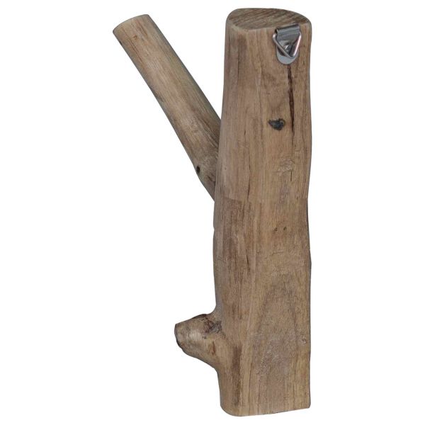 Кука Кафяво 4 x 4 x 14 см Солидно възстановено дърво