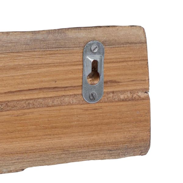 Закачалка Кафяво 50 x 8 x 12 см Солидно възстановено дърво