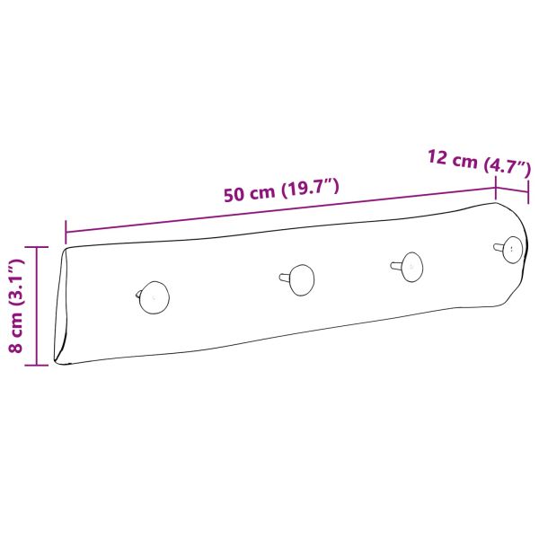 Закачалка Кафяво 50 x 8 x 12 см Солидно възстановено дърво