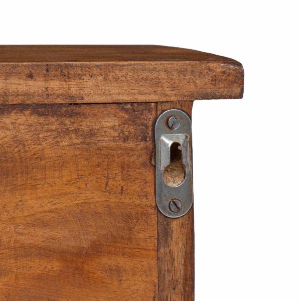 Закачалка Кафяво 70 x 11 x 27 см Масивно махагоново дърво