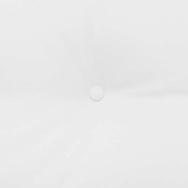 Възглавница за гръб Бяло 100 x 24 x 50 см текстил