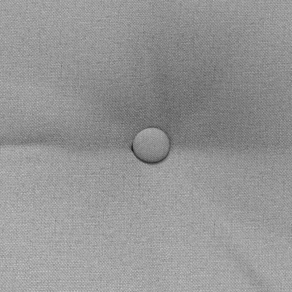 Възглавница за гръб Облачно сиво 100 x 24 x 50 см текстил