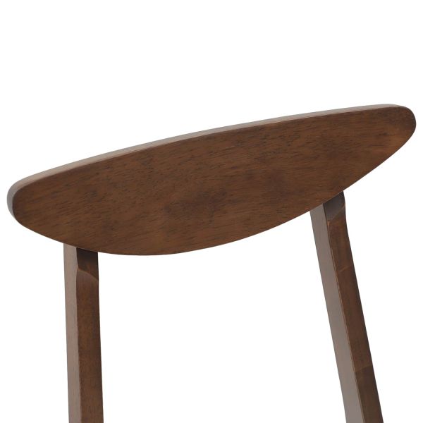 Обедени столове 2 pcs Светло кафяво 42 х 47.5 х 81 см