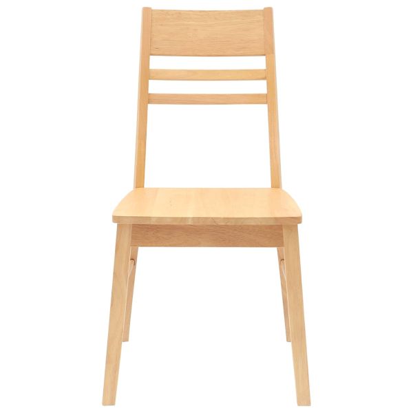 Обедени столове 2 pcs Естествен 43 x 54 x 89 см