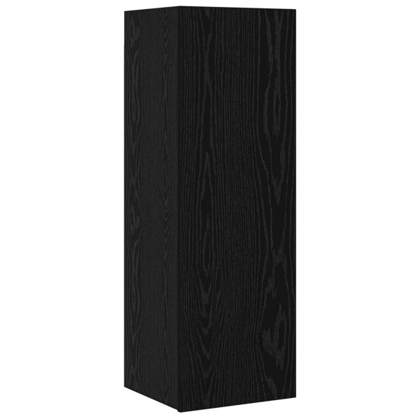 Комплект ТВ шкаф 6 pcs Черния дъб 100 x 30 x 30 cm