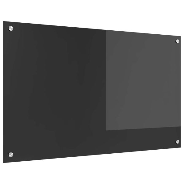Кухненски заден панел Тъмносив 100 x 60 x 0,6 см