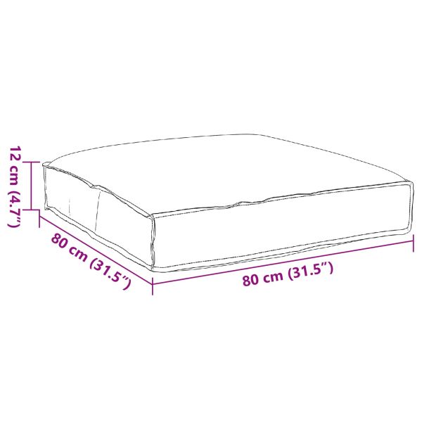 Възглавница Многоцветен 80 x 80 x 12 cm Оксфордска тъкан
