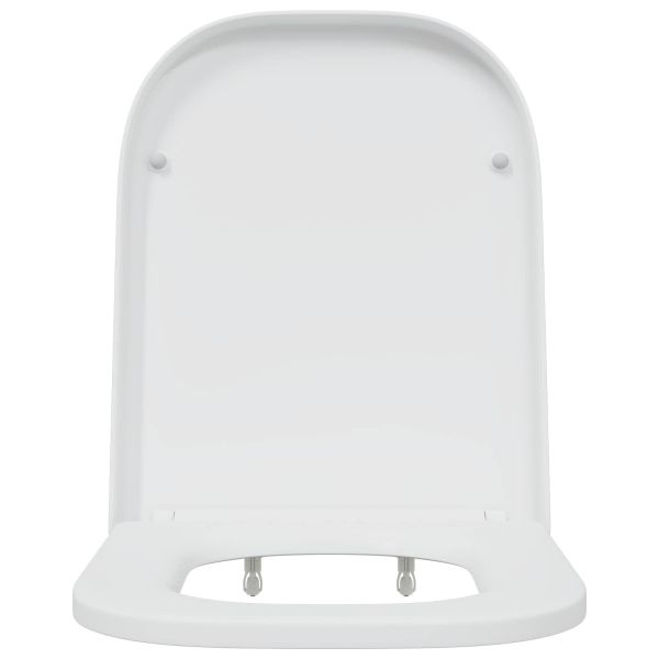 Тоалетна седалка Бяло 47,5 x 35 x 3,6 см Дуропласт